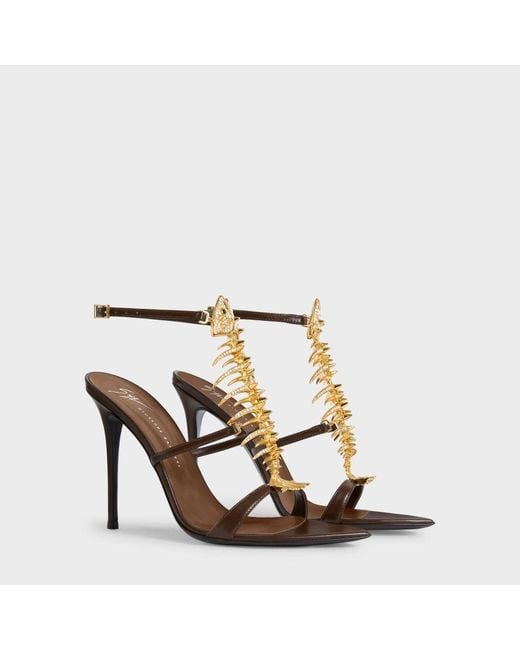 Giuseppe Zanotti Metallic Slim 2.0 Sandals