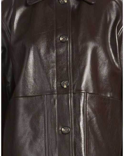 Rag & Bone Brown Simple Leather Jacket