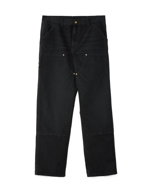Carhartt Black Double Knee Trousers for men