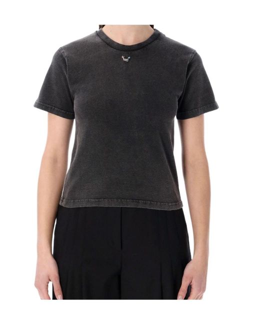 OTTOLINGER Black Pierced Fitted T-Shirt
