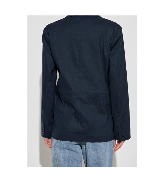 Rag & Bone Blue Single-Breasted Blazer