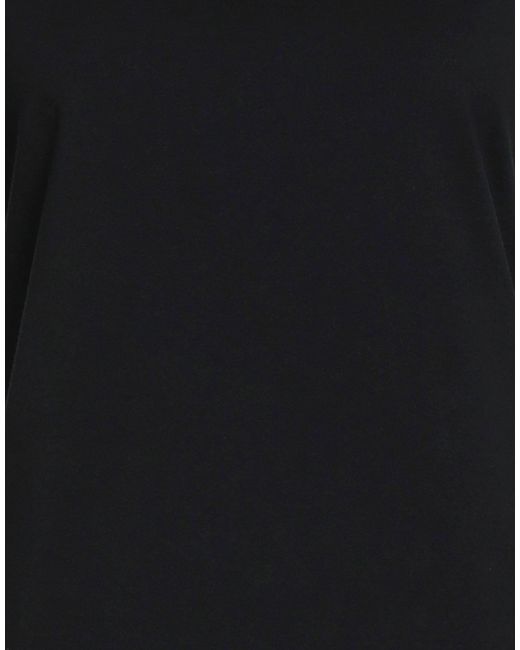 Brunello Cucinelli Black Solid-Color Sleeveless Crew Neck Blouse