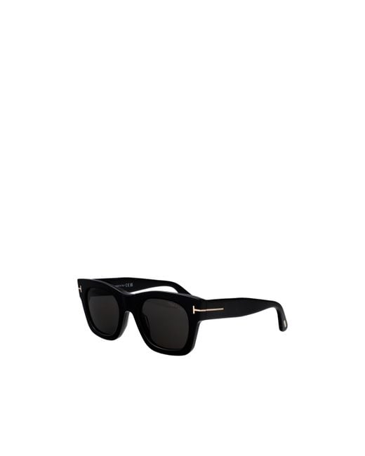 Tom Ford Black Eyewear Square Frame Sunglasses