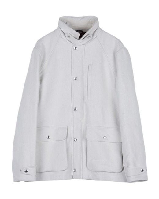Brunello Cucinelli White Long-Sleeved Jacket for men