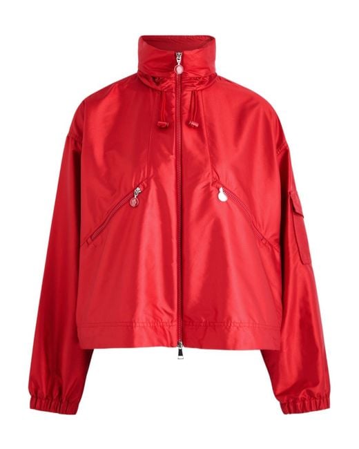 Moncler Red Hemar Nylon Parka