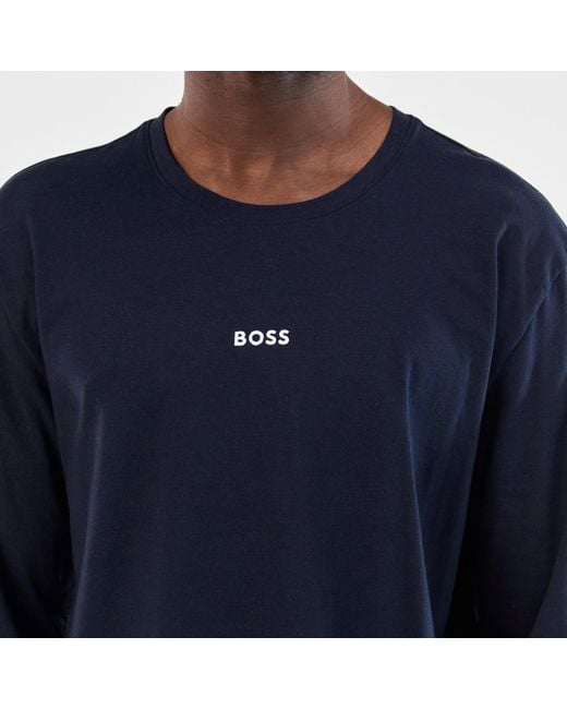 Boss Blue Plaid Top for men