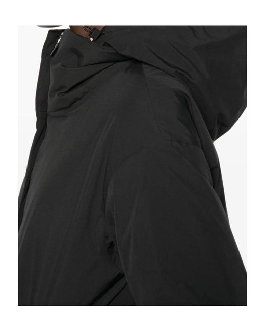 Herno Black Long-Sleeve Hooded Down Jacket