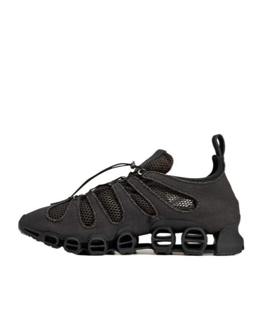 Adidas Black Mesh-Panel Toggle-Fastening Sneakers