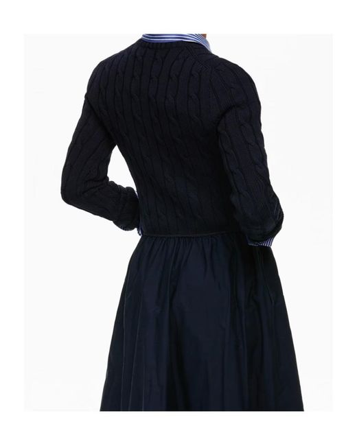 Polo Ralph Lauren Blue Logo Knit Dress