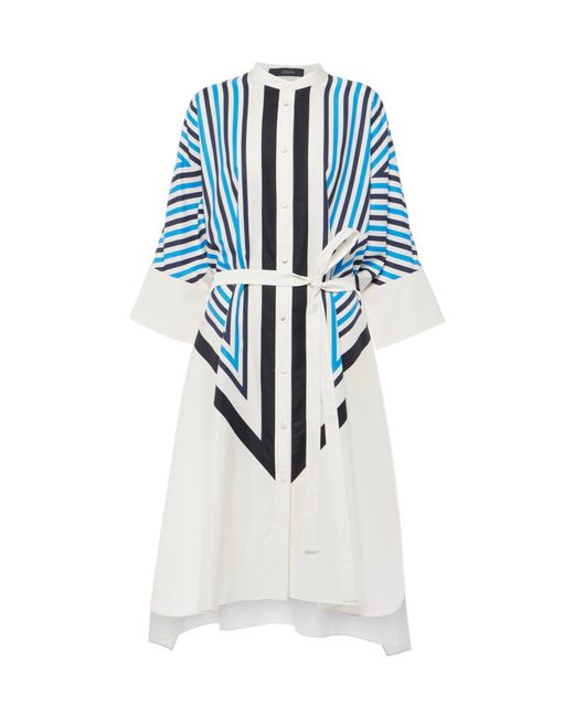 Joseph White Dania Print Dress