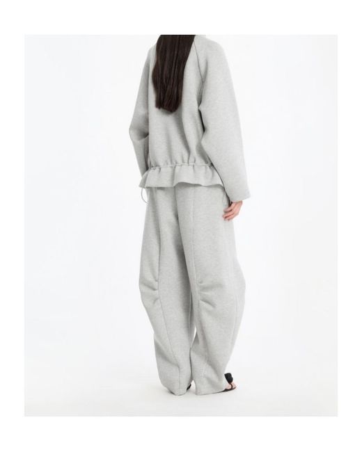 ROTATE BIRGER CHRISTENSEN White Cassia Scuba Cargo Pants