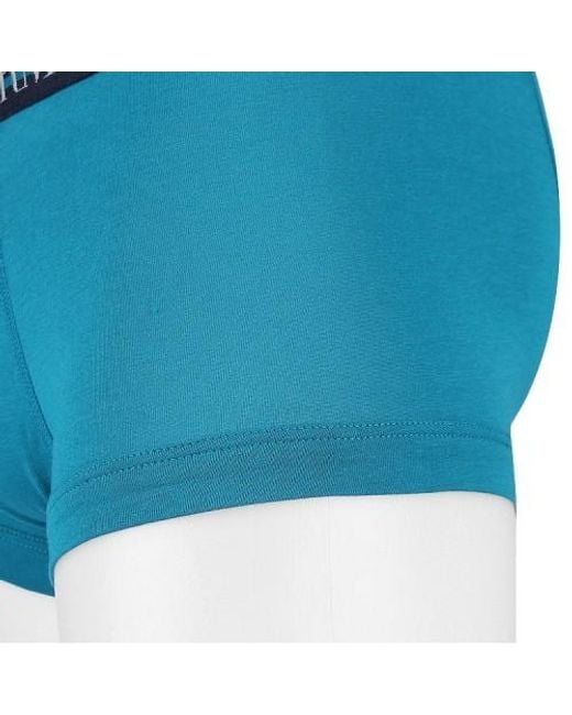 Emporio Armani Blue Three-Piece Suit Of Logo Underwear for men