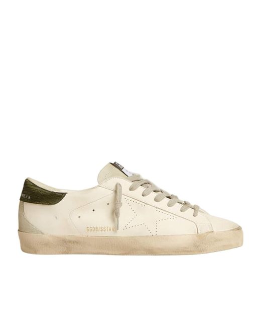 Golden Goose Deluxe Brand Natural Super Star Low-Top Sneakers for men