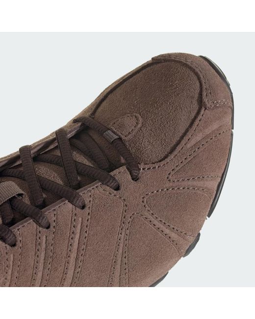Adidas Originals Brown Ghost Sprint Panelled Sneakers