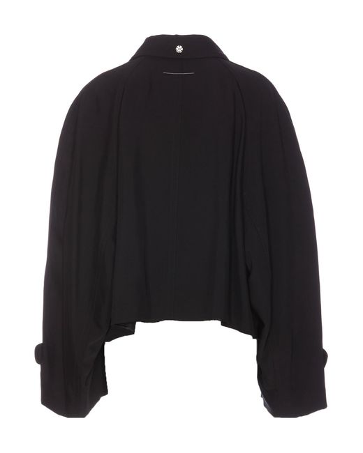 MM6 by Maison Margiela Black Logo Sportsjacket