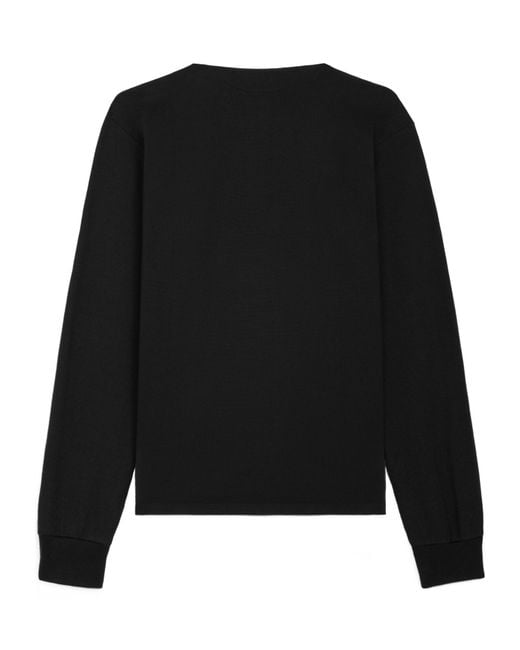 Céline Black Blason Polo Shirt for men
