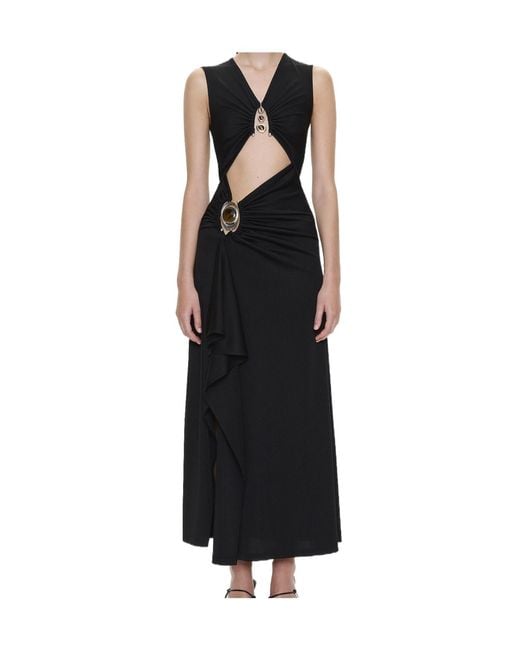 christopher esber vivenda cutout draped jersey maxi dress Vivenda draped jersey maxi dress in pink - Christopher Esber
