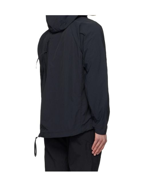 Post Archive Faction PAF Blue Asymmetric-Zip Jacket for men