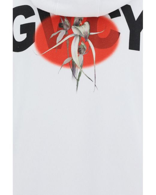 Givenchy Gray 4G Embroidered Drawstring Hoodie for men