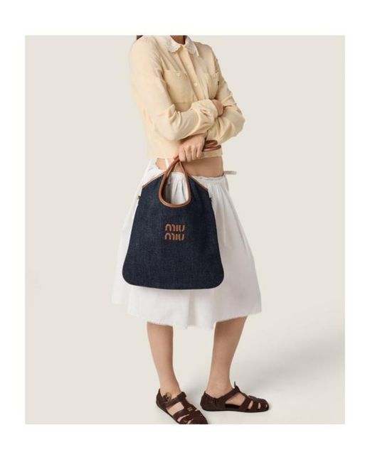 Miu Miu Blue Ivy Denim Bag