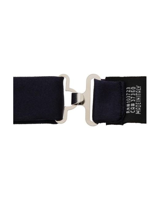 Giorgio Armani Black Adjustable Bow Tie for men