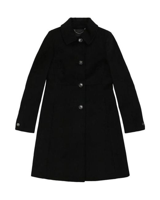 Weekend by Maxmara Black Single-Breasted Coat
