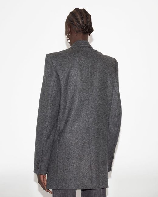 Isabel Marant Black Double-Breasted Tailored Blazer