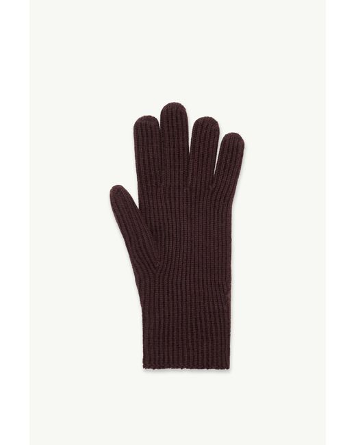 Moncler Red Wool Gloves