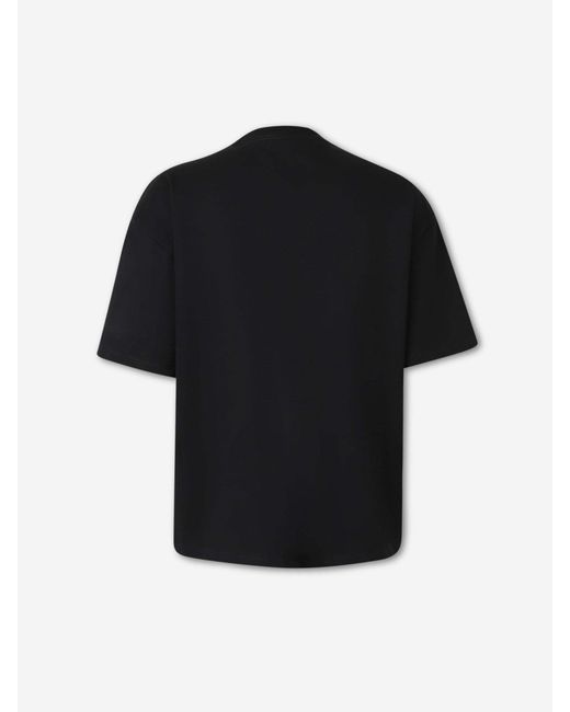 Amiri Black Rhinestone-Embellished Logo-Print T-Shirt for men