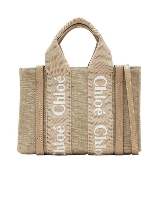 Chloé Metallic Chloé Mini Woody Shoulder Bag