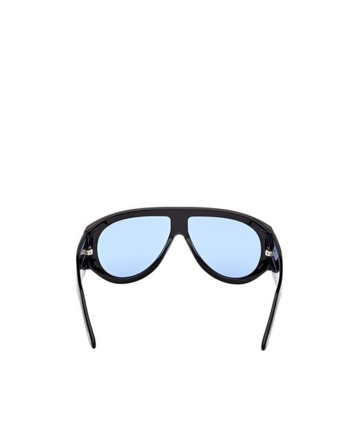 Tom Ford Blue Eyewear Pilot Frame Sunglasses for men
