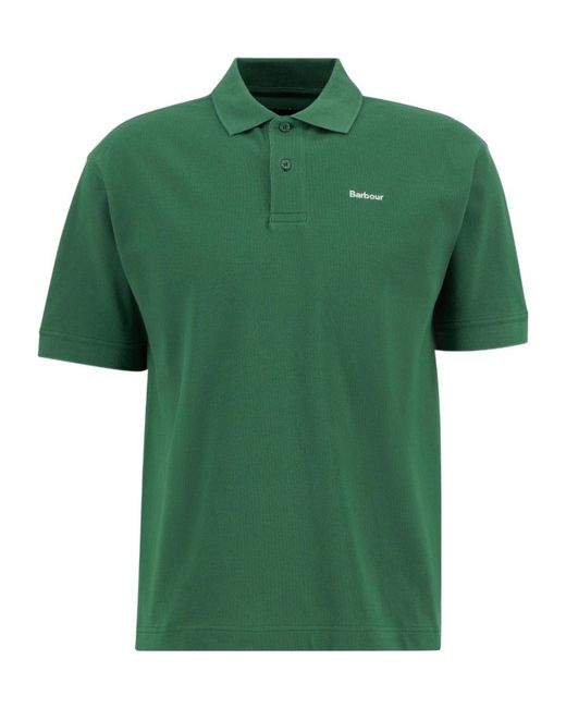 Barbour Green Hexham Polo Shirt for men