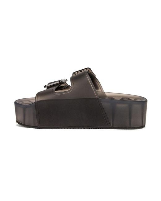 Balenciaga Black Mallorca Platform Sandals