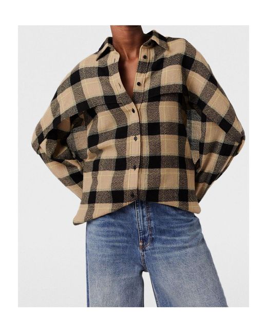 Stella McCartney Multicolor Multi-Layered Checked Wool Shirt