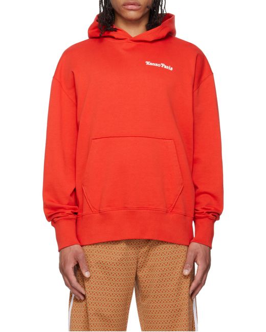 KENZO Red Verdy Market' Genderless Oversized Hoodie for men