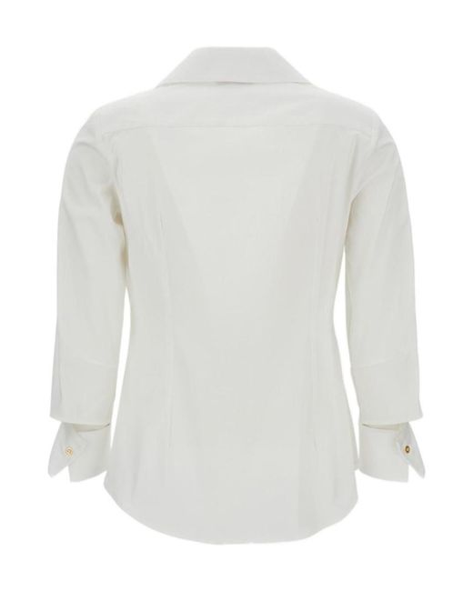 Elisabetta Franchi White Stretch Shirt