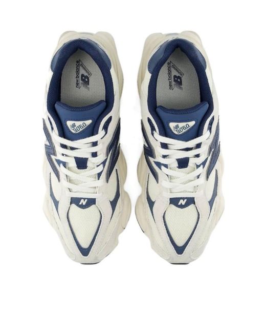 New Balance Blue 9060 Panelled Sneakers for men