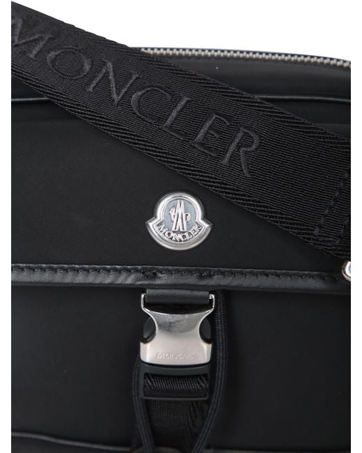 Moncler Black New Trick Water-Repellent Crossbody Bag