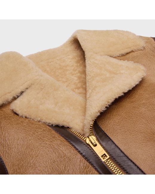 Céline Natural Biker Jacket