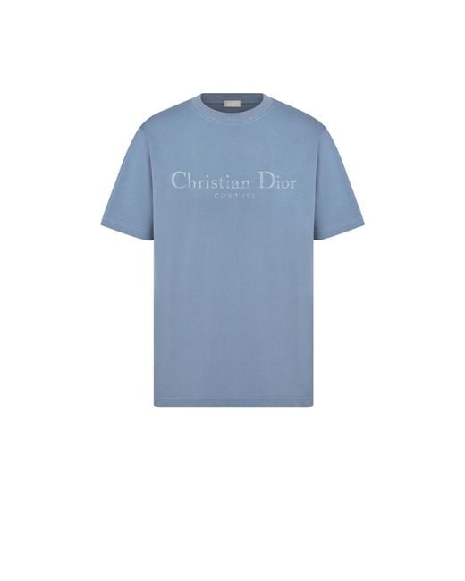 Dior Blue Christian Couture T-Shirt, Relaxed Fit for men