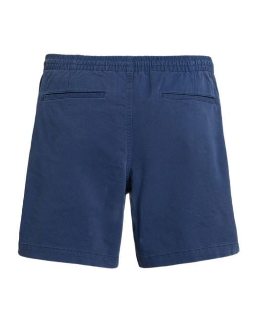Polo Ralph Lauren Blue Embroidered Shorts for men