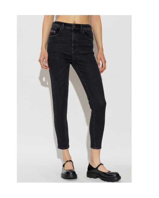 DIESEL Black 1984 Slandy High-Waist Skinny Jeans