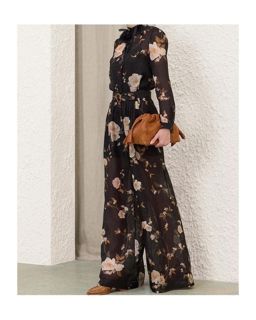 Zimmermann Black Ascent Pleat Pant