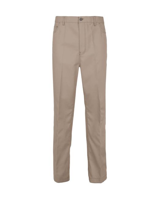 Valentino Gray Logo Casual Pants for men