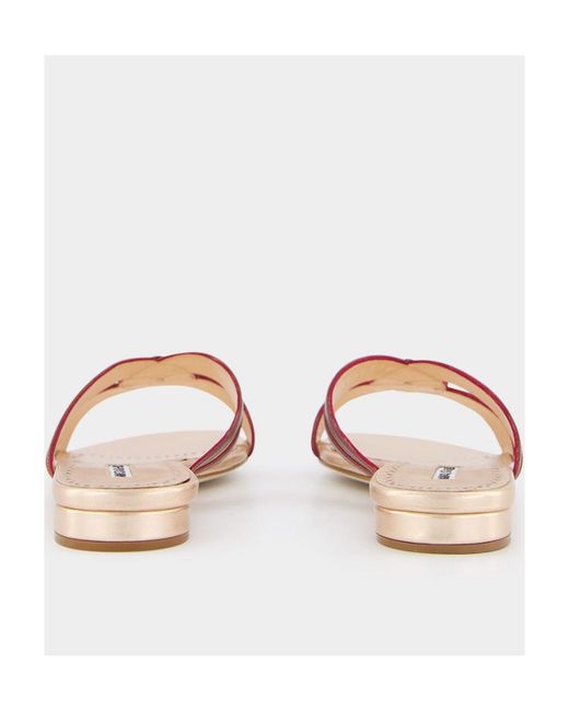 Manolo Blahnik Pink Gasachan Knot Detailed Sandals