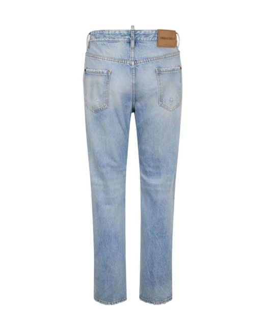 DSquared² Blue 642 Straight-Leg Jeans for men