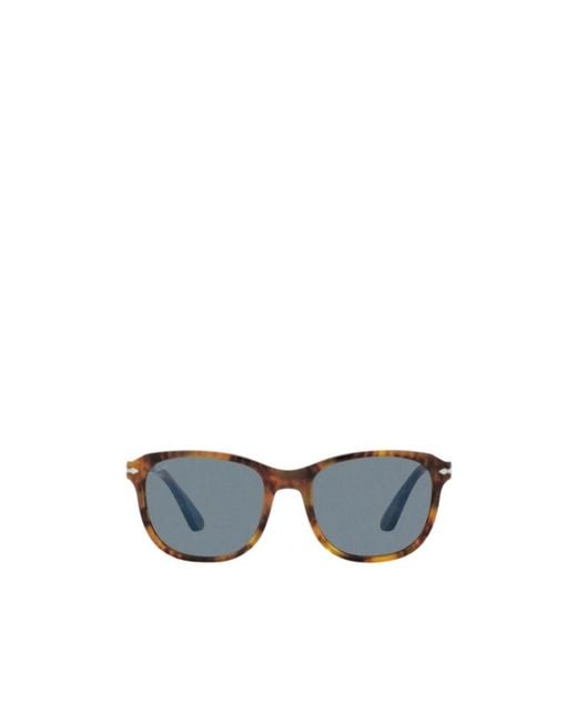 Persol Blue Rectangular Frame Sunglasses for men