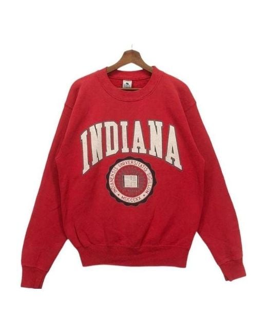 Champion Red Round-Neck Sweatshirt for men