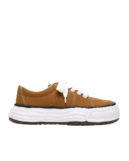 Maison Mihara Yasuhiro Brown 'Eric' Og Sole Canvas Low-Top Sneaker for men