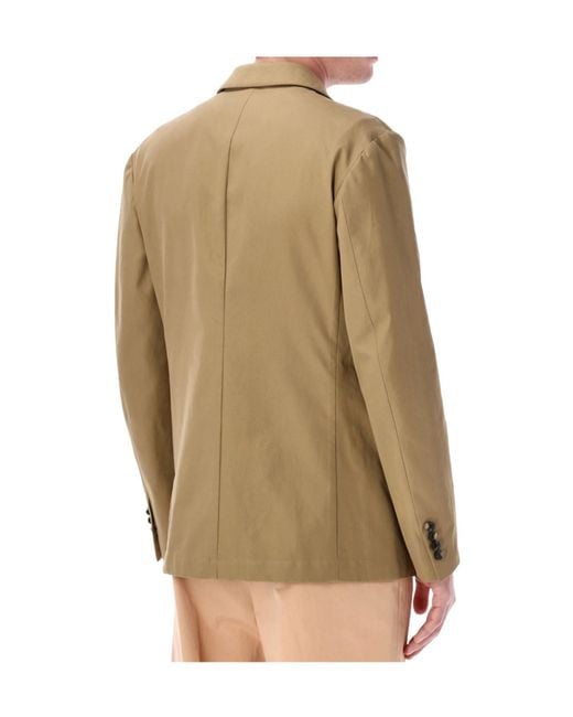 Dries Van Noten Natural Double-Breasted Suit Jacket for men